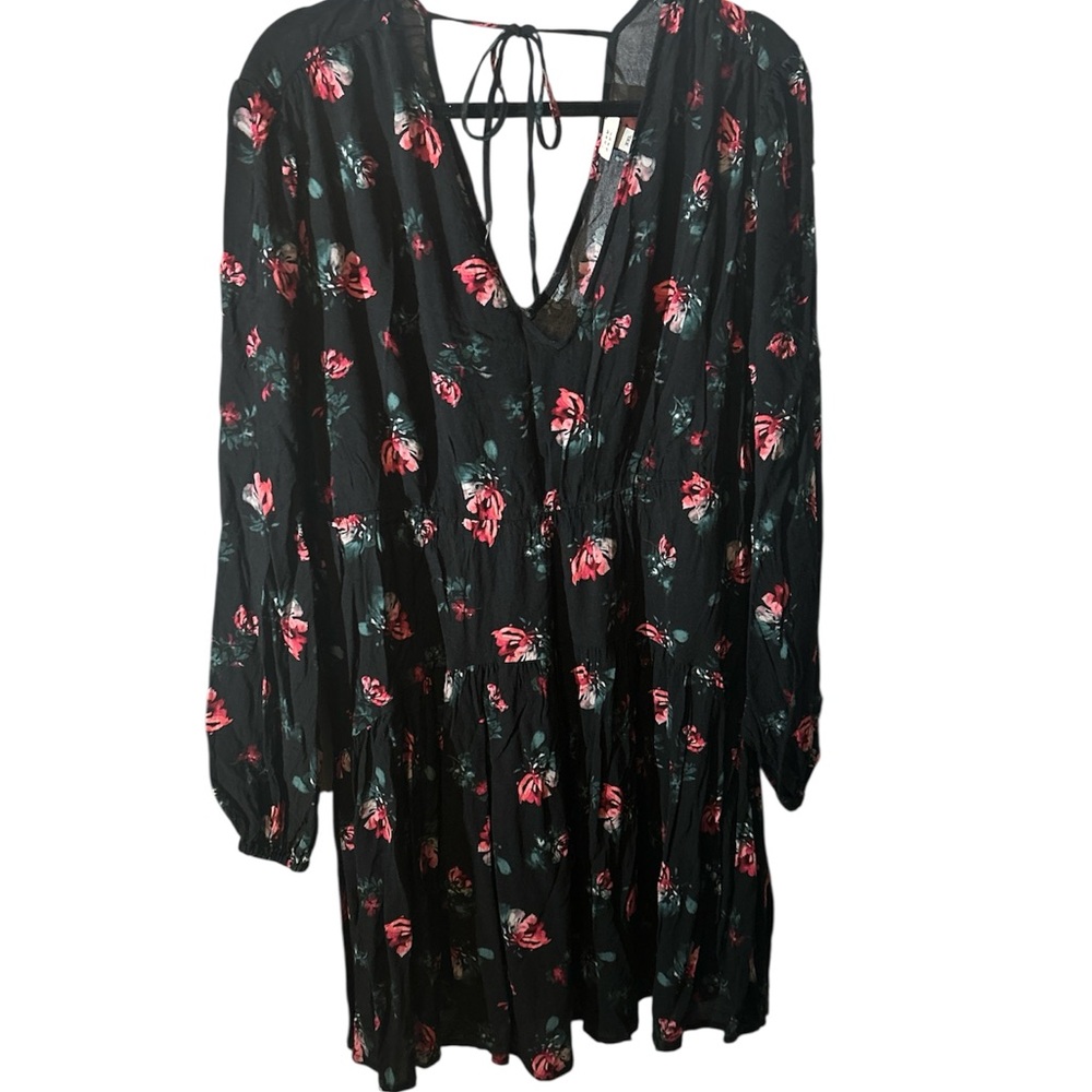a new day Black Floral Dress
